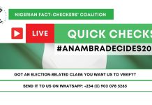 LIVE-CHECKS: Anambra State Governorship Election (Saturday)